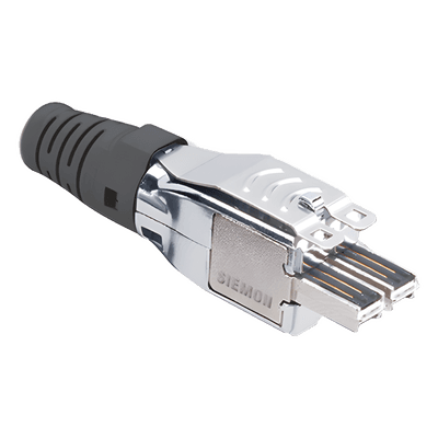 Plug TERA / 4 Pares / 22-23 AWG / S/FTP y F/FTP / Cat 7 y 7A / Blindado / Negro