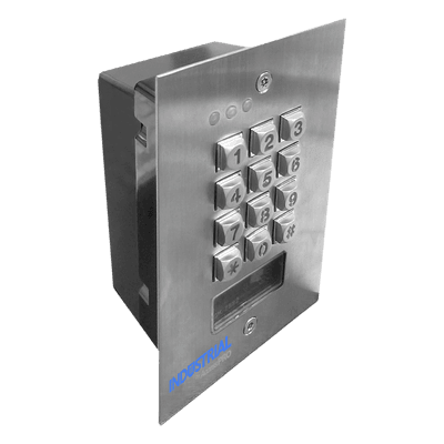 Teclado de Control de Acceso / Antivandálico / 1,200 Usuarios / 3 Relevadores / Salida Wiegand / Lector de Proximidad / Empotrable