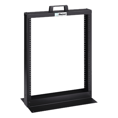 Rack de Dos Postes / 13 Unidades de Rack / 19 in EIA-310D / Aluminio / Carga 300 lb (136 kg) / Rieles Roscados #12-24
