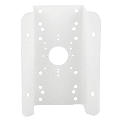 Montaje de Esquina / Acero Inoxidable / Carga 10 kg (22 lb) / Exterior con Juntas de Goma / 126 x 105 x 250 mm