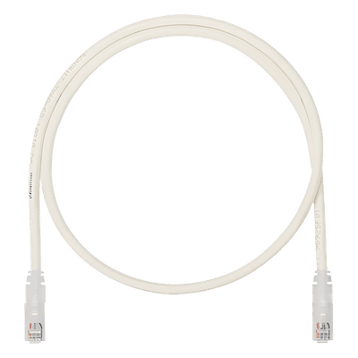 Cable de Parcheo UTP / Cat6A / 24 AWG / CM / 0.3 m (1 pie) / Color Blanco