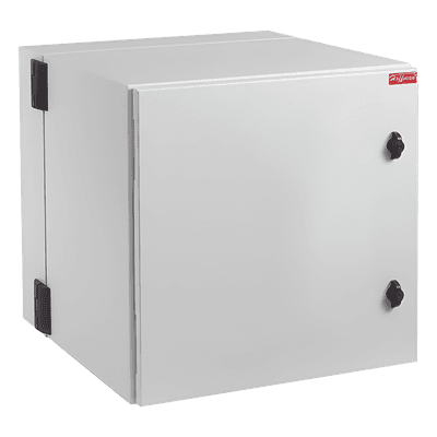 Gabinete Industrial de Pared / 12 UR / 612 x 600 x 760 mm / NEMA 4/12 / IP66 / Puerta Sólida Abatible / Acero con Acabado en Polvo