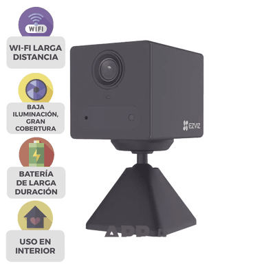 Cámara IP Wi-Fi / 2 Megapixel Full HD / Batería Recargable 2000 mAh / Audio Bidireccional / Visión Nocturna 5 m (16.4 ft) / Instalación Magnética